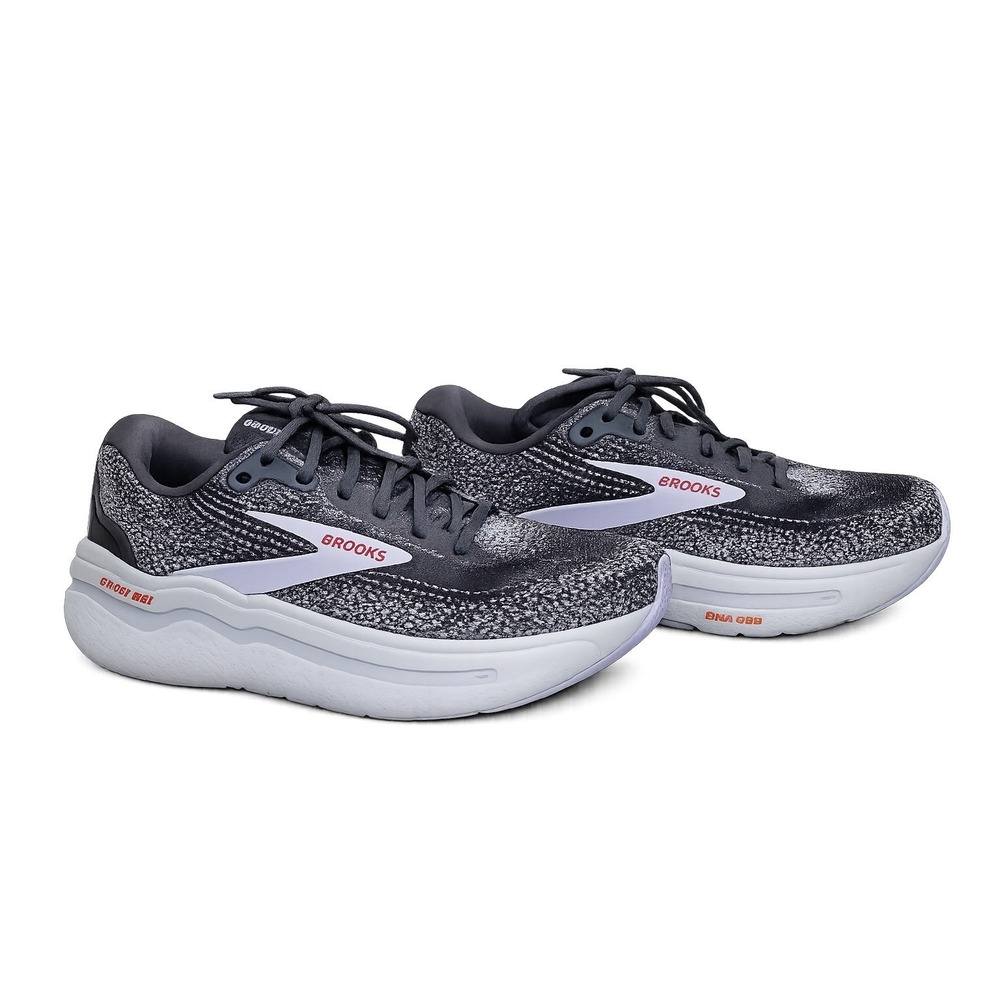 Brooks Ghost Max 2 DNA LOFT Cushioned Running Shoes Womens 11 Grey Lavender